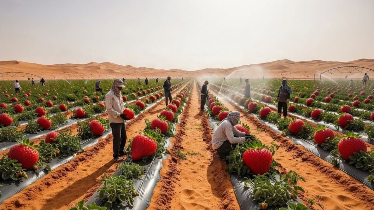 Inside America’s $3 Billion Desert Strawberry Empire | How Berries Grow at 120°F