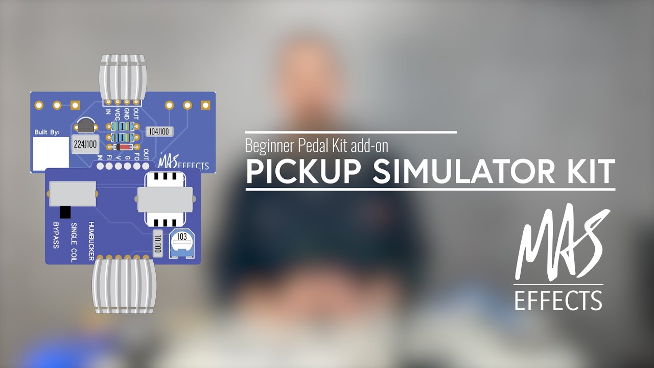 Building the Pickup Simulator sub-kit for the MAS Effects beginner pedal kit