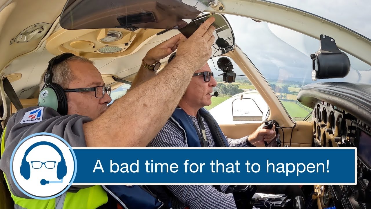 A bad time for that to happen - taking off from Weston, Ireland