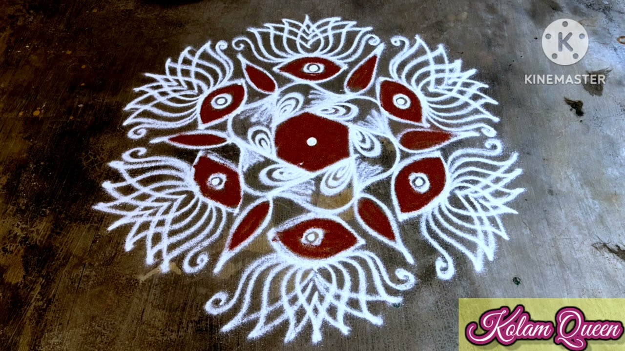 2நிமிடத்தில் வாசலில் போட சூப்பரான கோலம்🌺2 Easy beautiful 2026 newyear lotus padi kolangal🌺just 5 dot