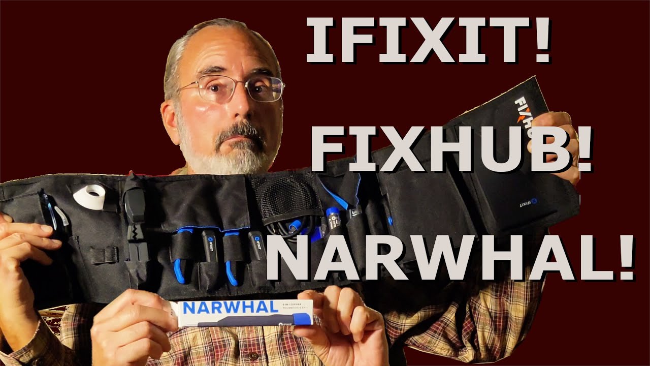 Распаковка набора инструментов для пайки iFixit FixHub и драйвера Narwhal 6-в-1
