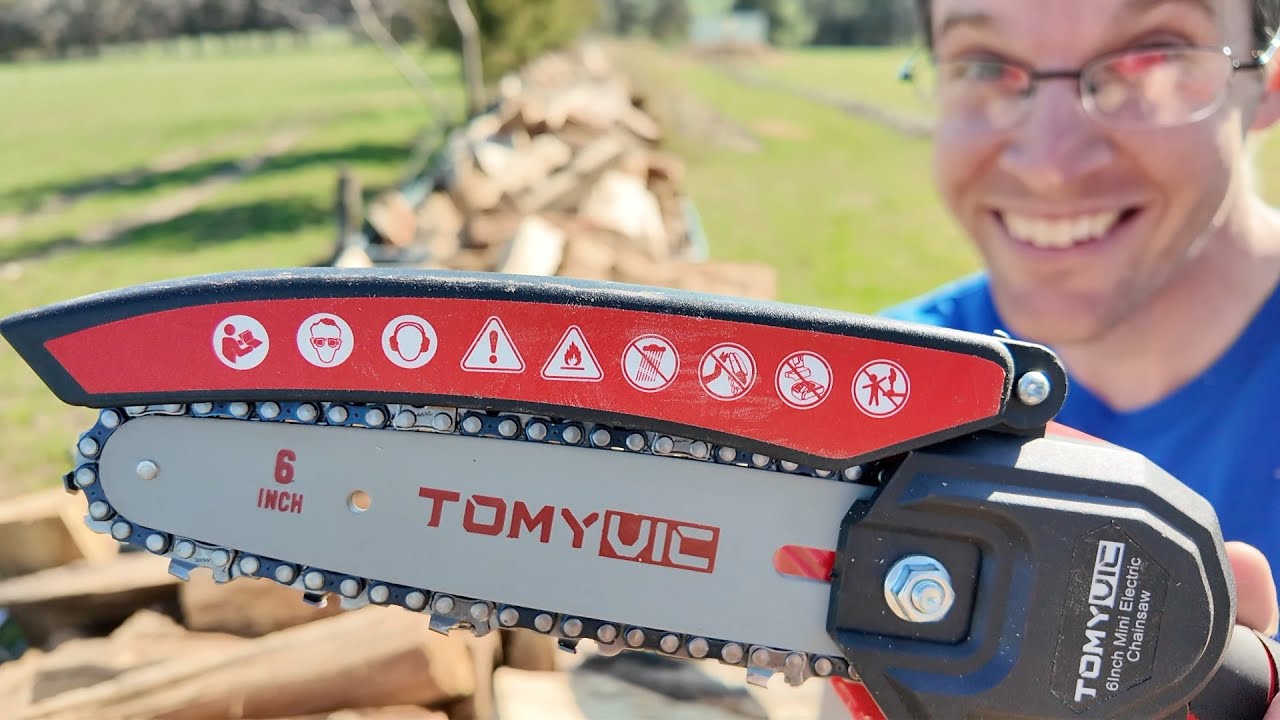 TESTED! TOMYVIC 6-Inch Mini Chainsaw Review
