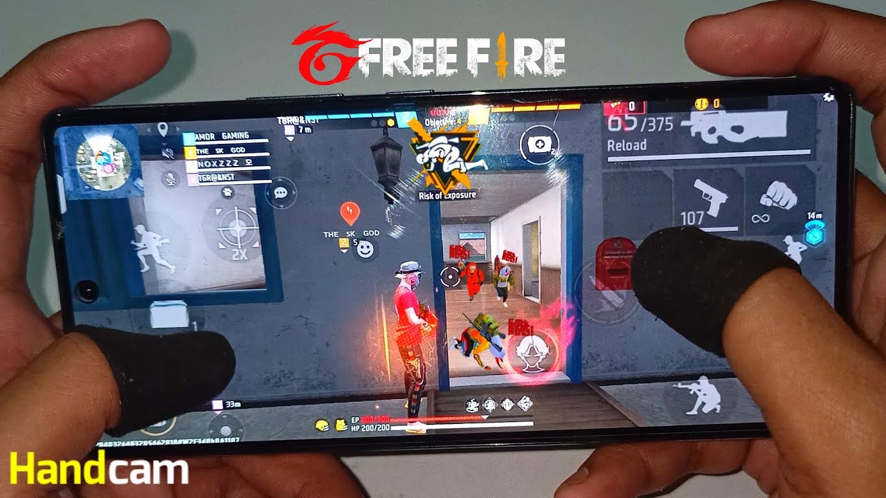 free fire gameplay 2 finger handcam 🎀 infinix gt 20 pro