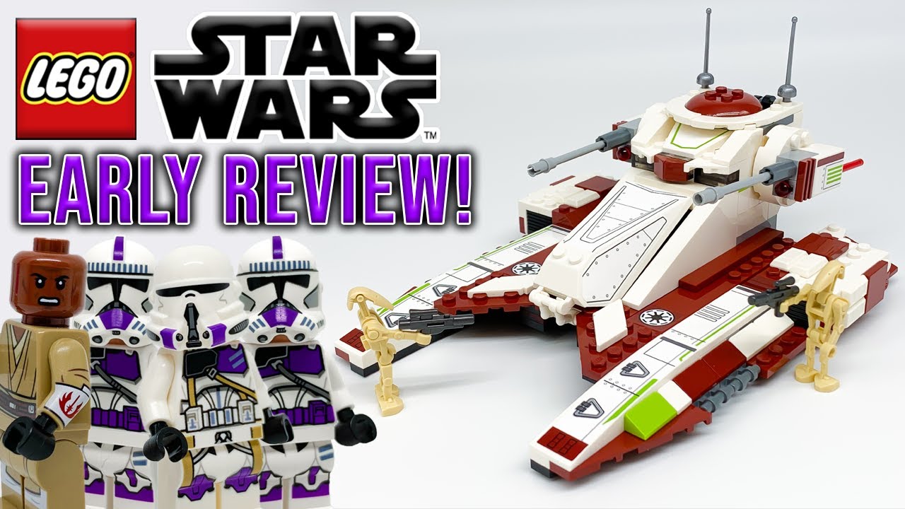 LEGO Star Wars Republic Fighter Tank EARLY Review! Set 75342