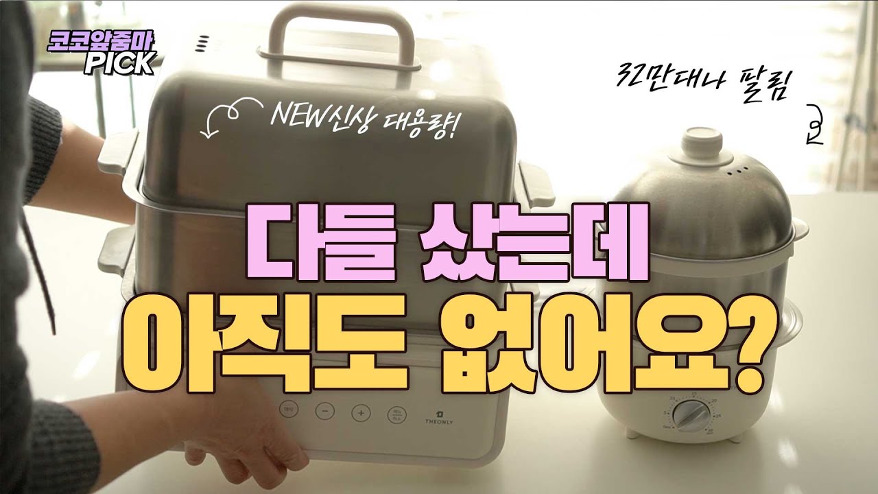 디온리에서 대용량찜기가 새로나왔어요! ❤️‍🔥집밥 필수템 스텐찜기2종 최저가 공동구매