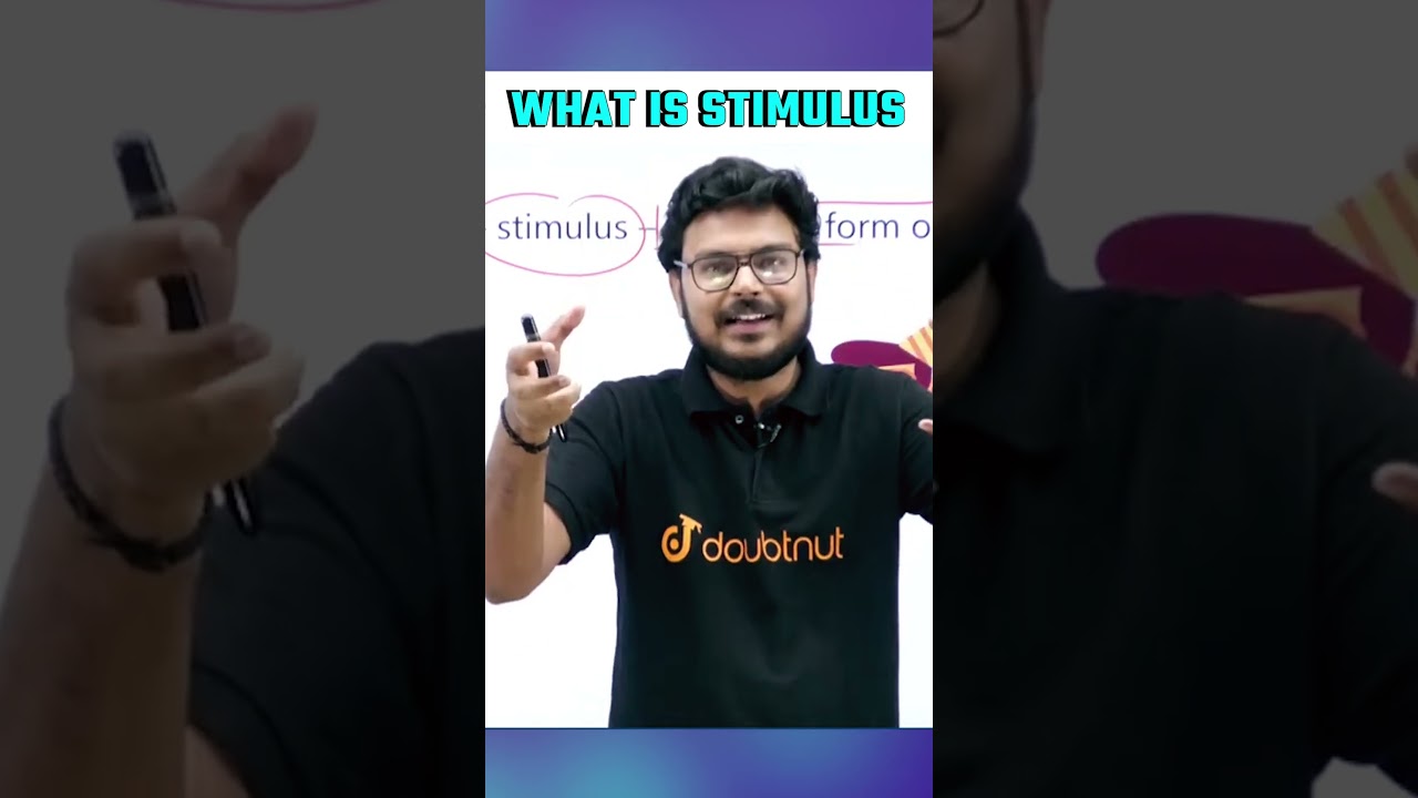 What is Stimulus ? | Vinay Sir | #doubtnut #trending #ytshorts #viralshort