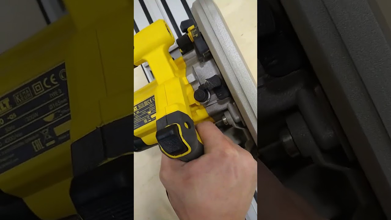 Погружная пила DeWalt dws520kt. Шум редуктора, вибрация и плохой рез.
