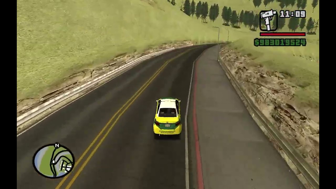 GTA San Andreas: Taxi Overspeeding