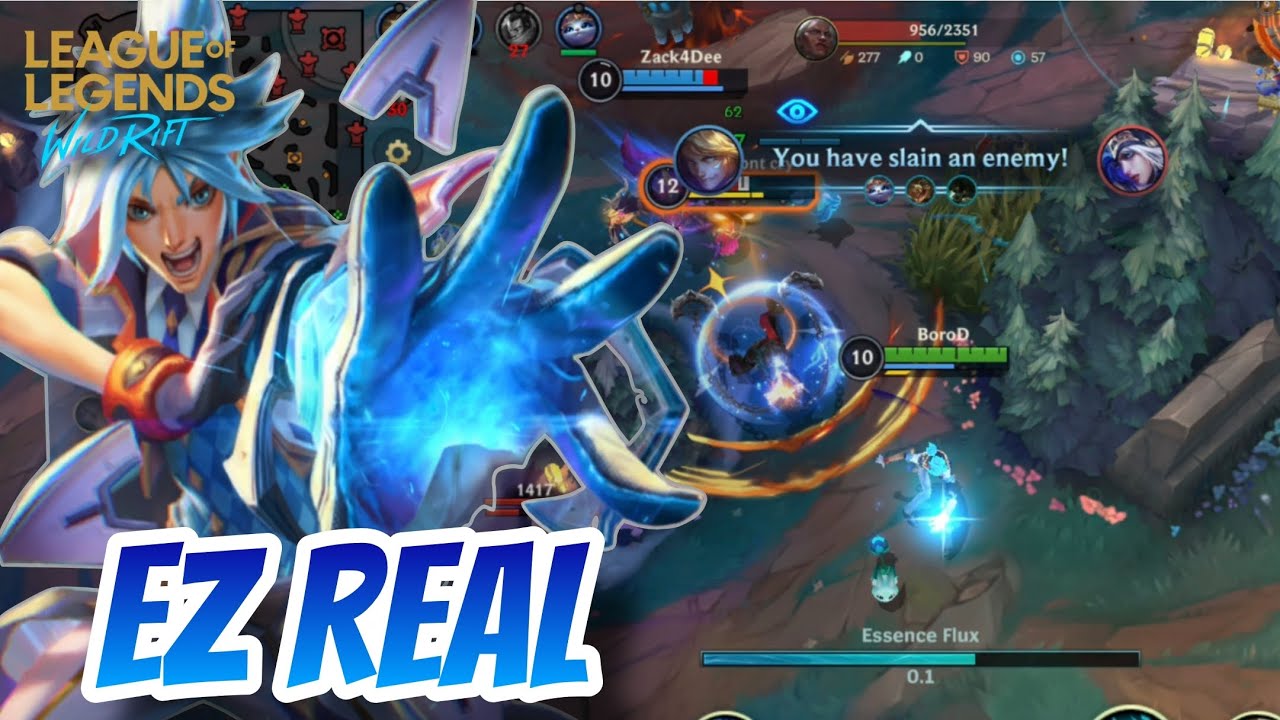 BLUE EZREAL BUILD IS OP ??? | Ezreal Top Build & Gameplay - Wild Rift