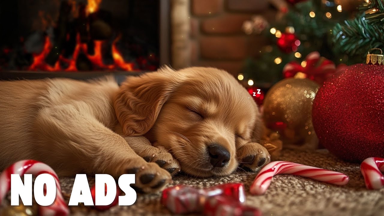 24 Hours Calming Music for Dogs 🌨️✨ Soft Seasonal Sounds for Deep Sleep & Emotional Comfort