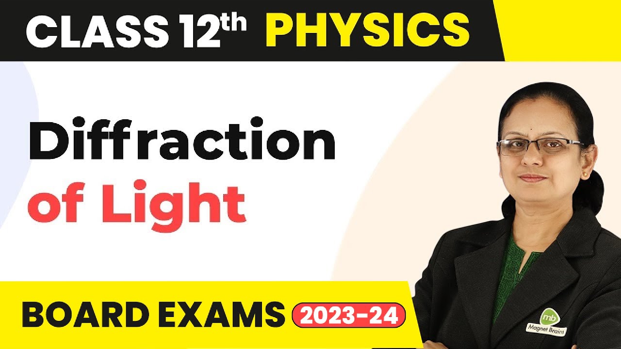 Diffraction of Light - Wave Optics | Class 12 Physics 2022-23