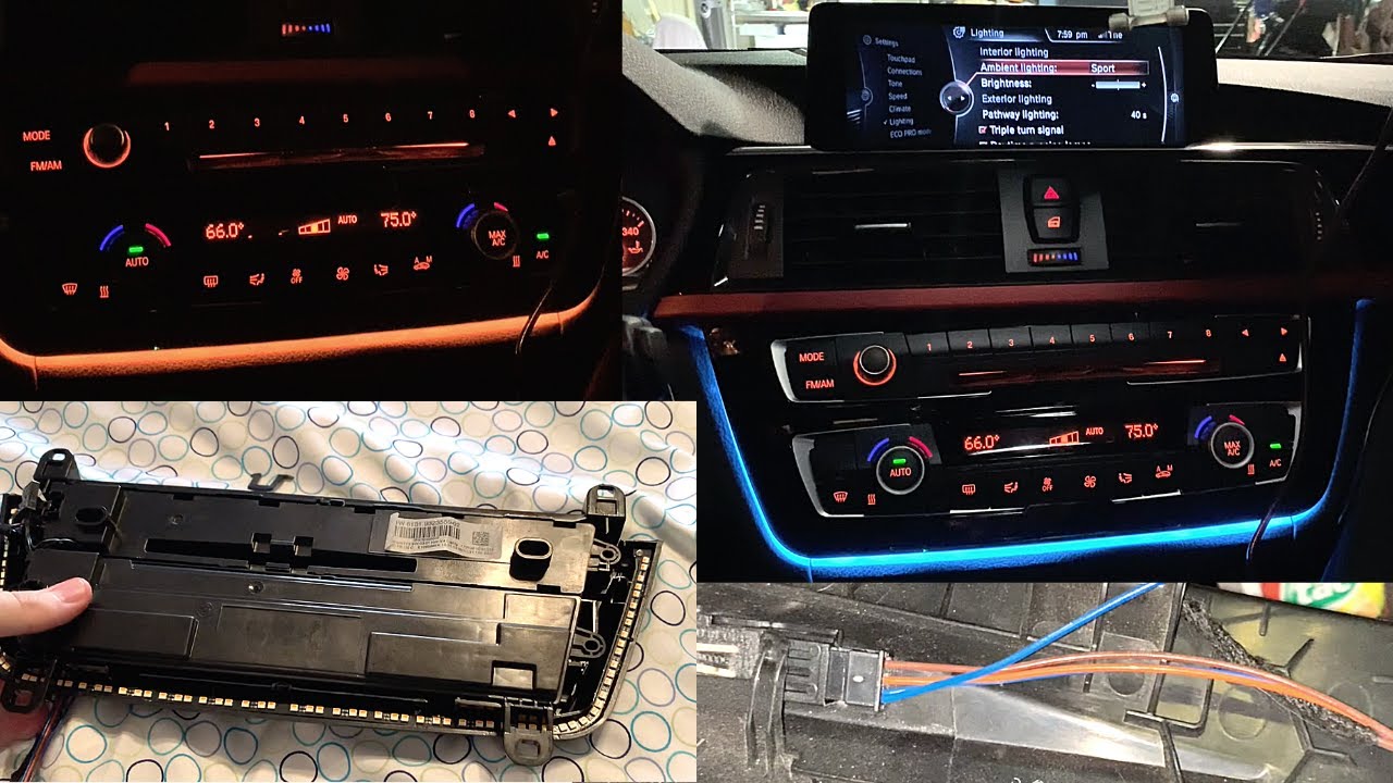 Модернизация и установка светодиодной магнитолы BMW F30 LCI