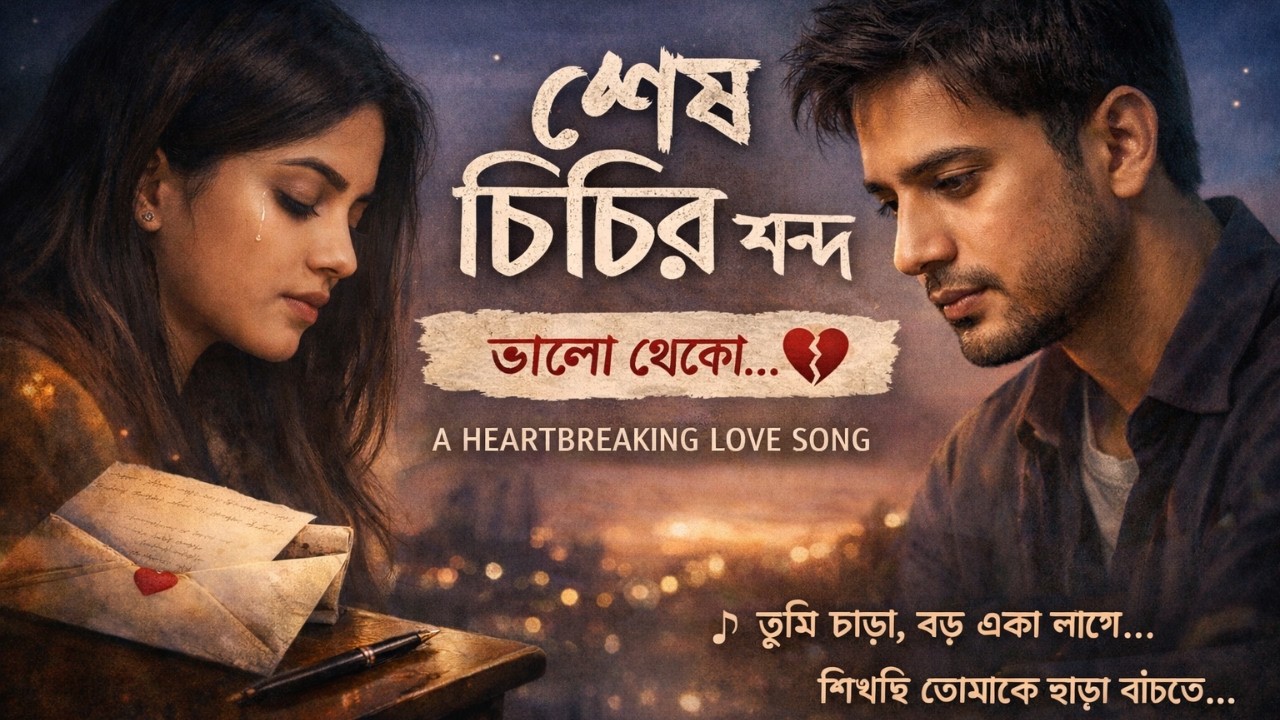 শেষ চিঠির শব্দ 💔 | Sad Bengali Love Song 2026 | Emotional Breakup Song | MR Creator Bangla