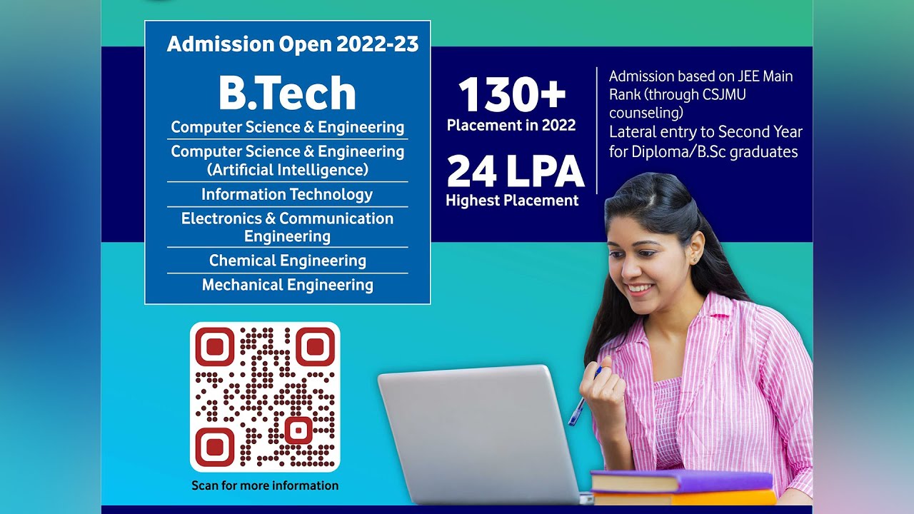 Admission Open in UIET Kanpur | CSJMU Kanpur Admission 2022-23