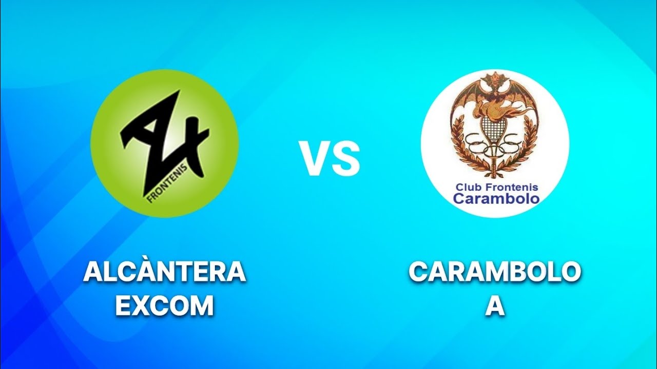 LLIGA 2na DIVISIÓ ZONA II 🔵 ALCÀNTERA EXCOM vs CARAMBOLO A 🔴