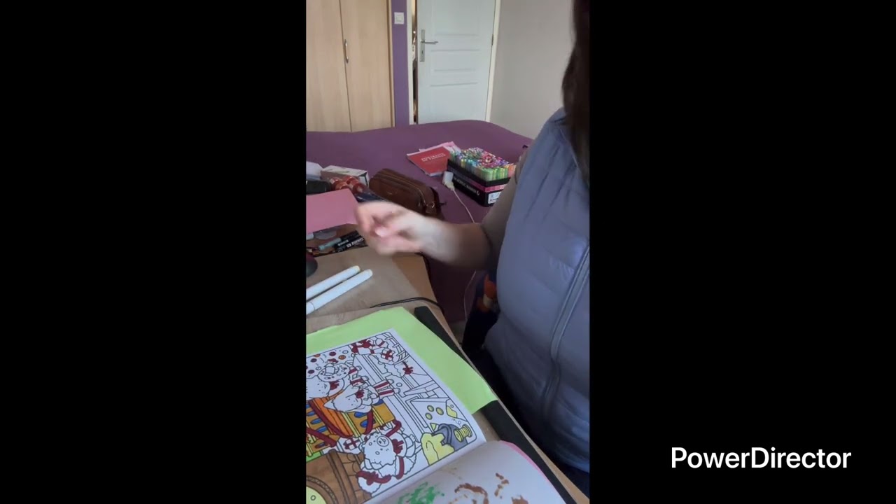 Coloriage cozy colo Noël enchantée 