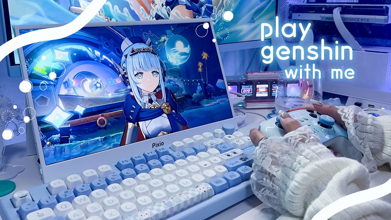 【play with me】 ⛈ 原神 ⛈/イネファガチャからの夏イベ楽しむ🐬【genshin impact】60 min of game play┊jp voice  Ineffa