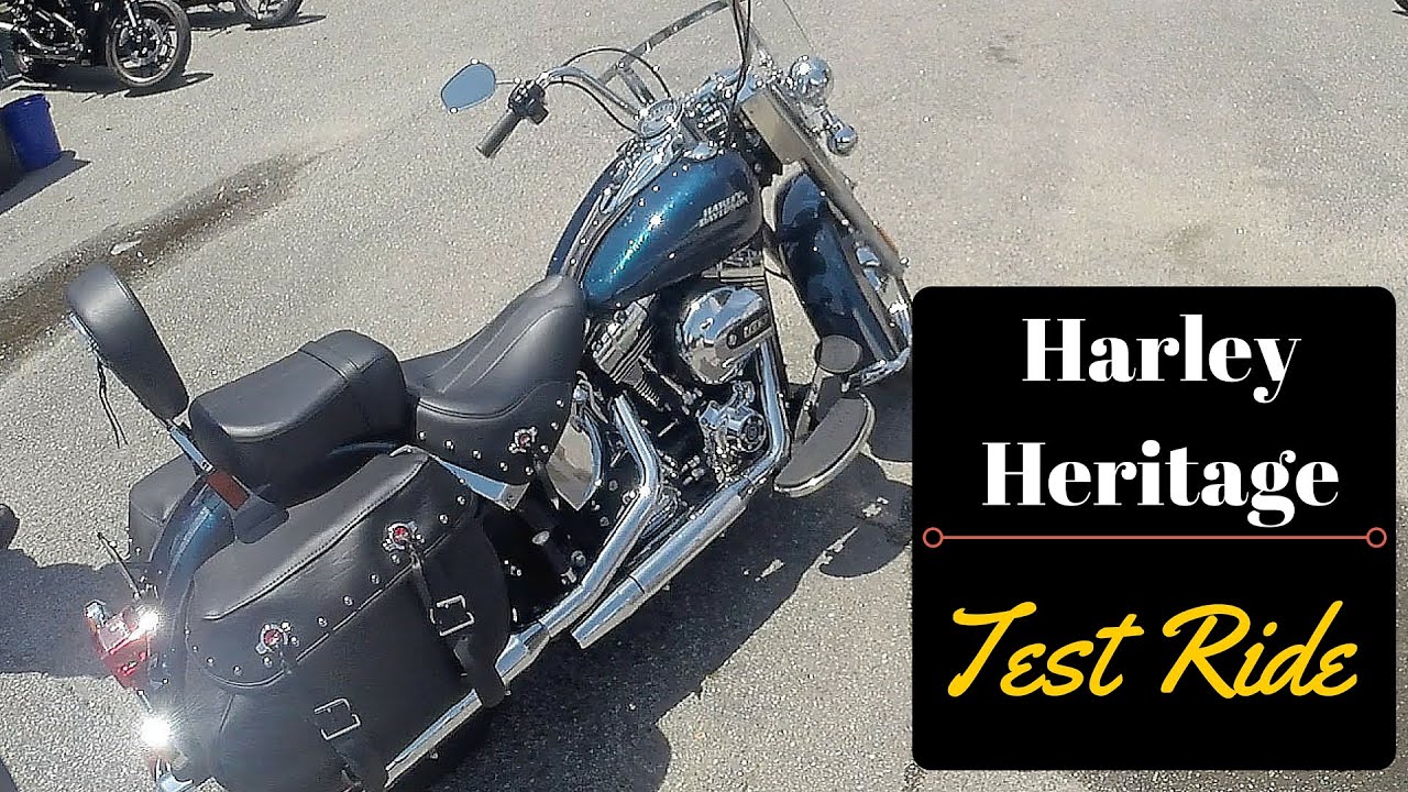 Vlog#85 Harley Davidson  Heritage Softail test ride