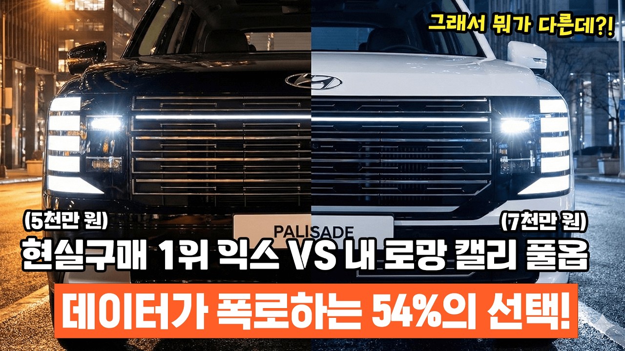 💰2026 팰리세이드 하이브리드, 옵션표 찢어드립니다. 딱 5천만 원대로 졸업하세요.(트림별 추천)