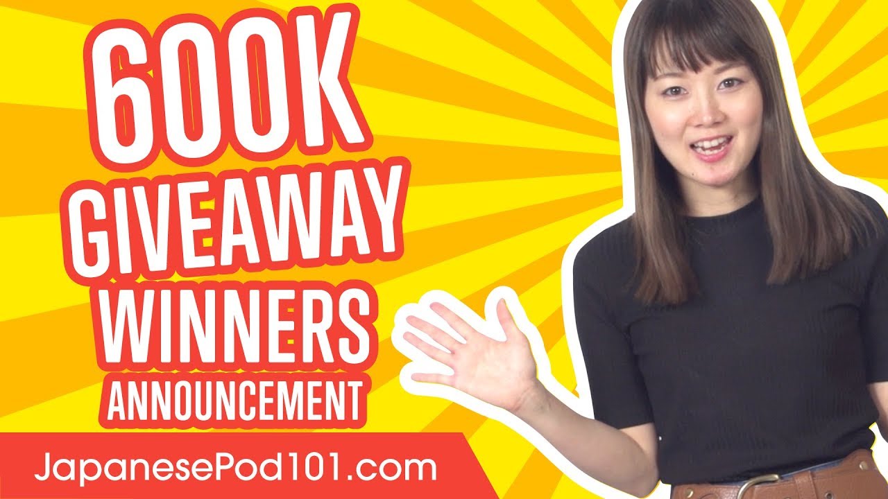 600k Giveaway Contest Results