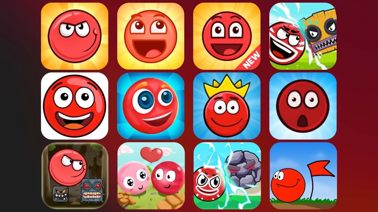 RED BALL 1 vs RED BALL 2 vs RED BALL 3 vs RED BALL 4 vs RED BALL 5 vs RED BALL 6 vs RED BALL X