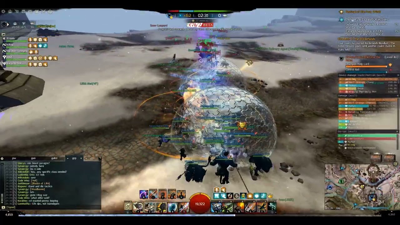 Gw2 WvW Amalgam beta test obliterating outnumbered