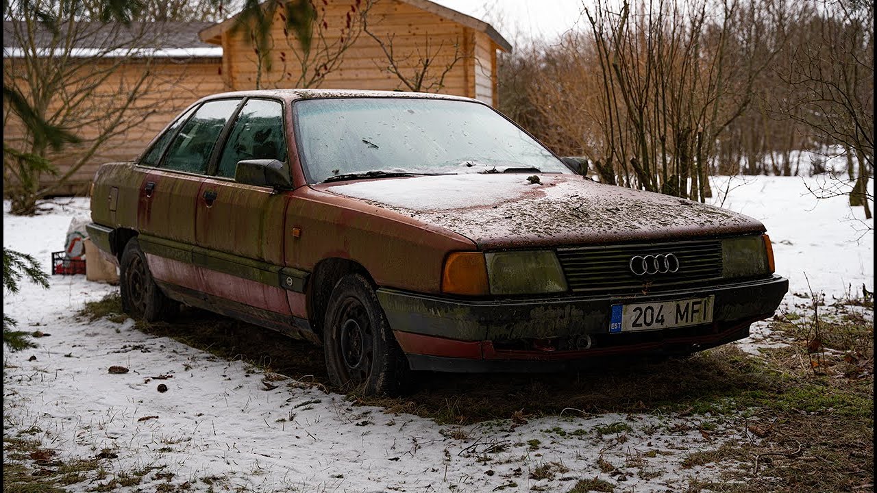 Starting Audi 100 (5 Cylinder) After 4 Years + Test Drive