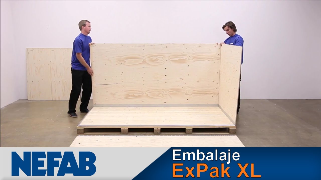 Montaje Caja De Madera - Embalaje Para Exportación ExPak XL