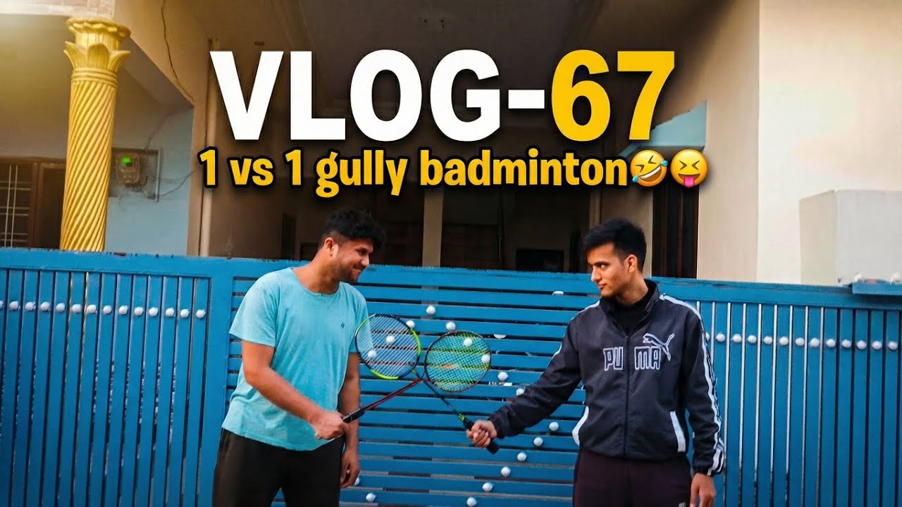 Ajj khela badminton aniket ke sath 😂 // VLOG-67