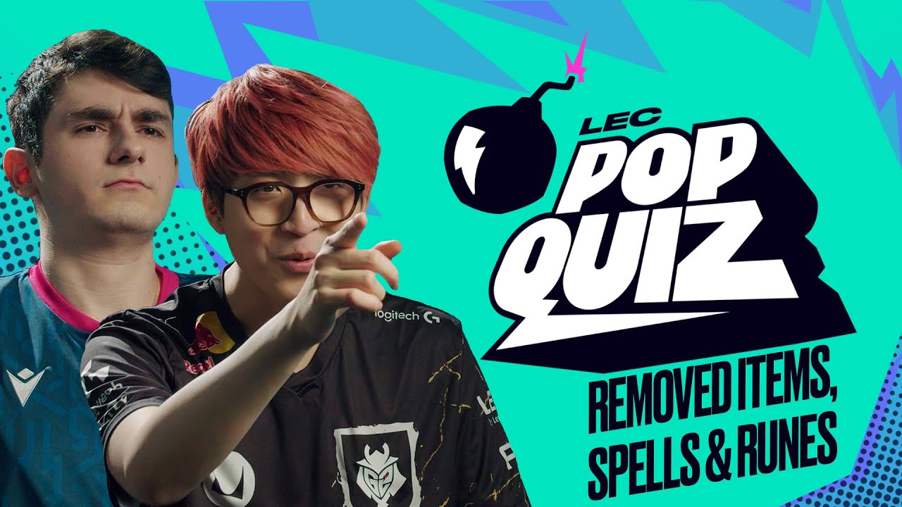 Old Items, Spells and Runes | LEC Pop Quiz | 2023 Spring