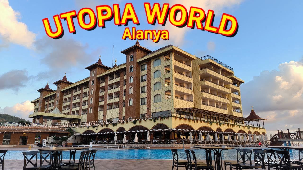 🏝️Utopia World 5* Alanya. Самый востребованный отель в  Алании с красивыми видами!