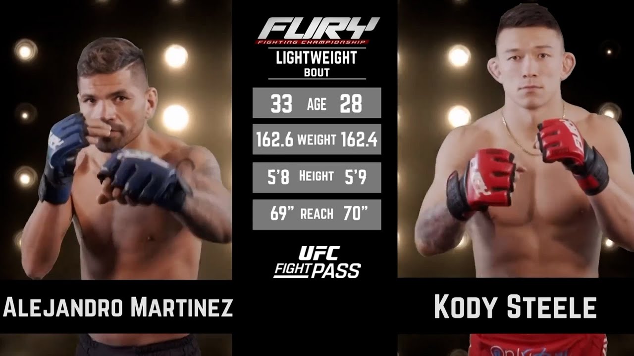 Fury FC 89: Kody Steele vs Alejandro Martinez | April 21, 2024