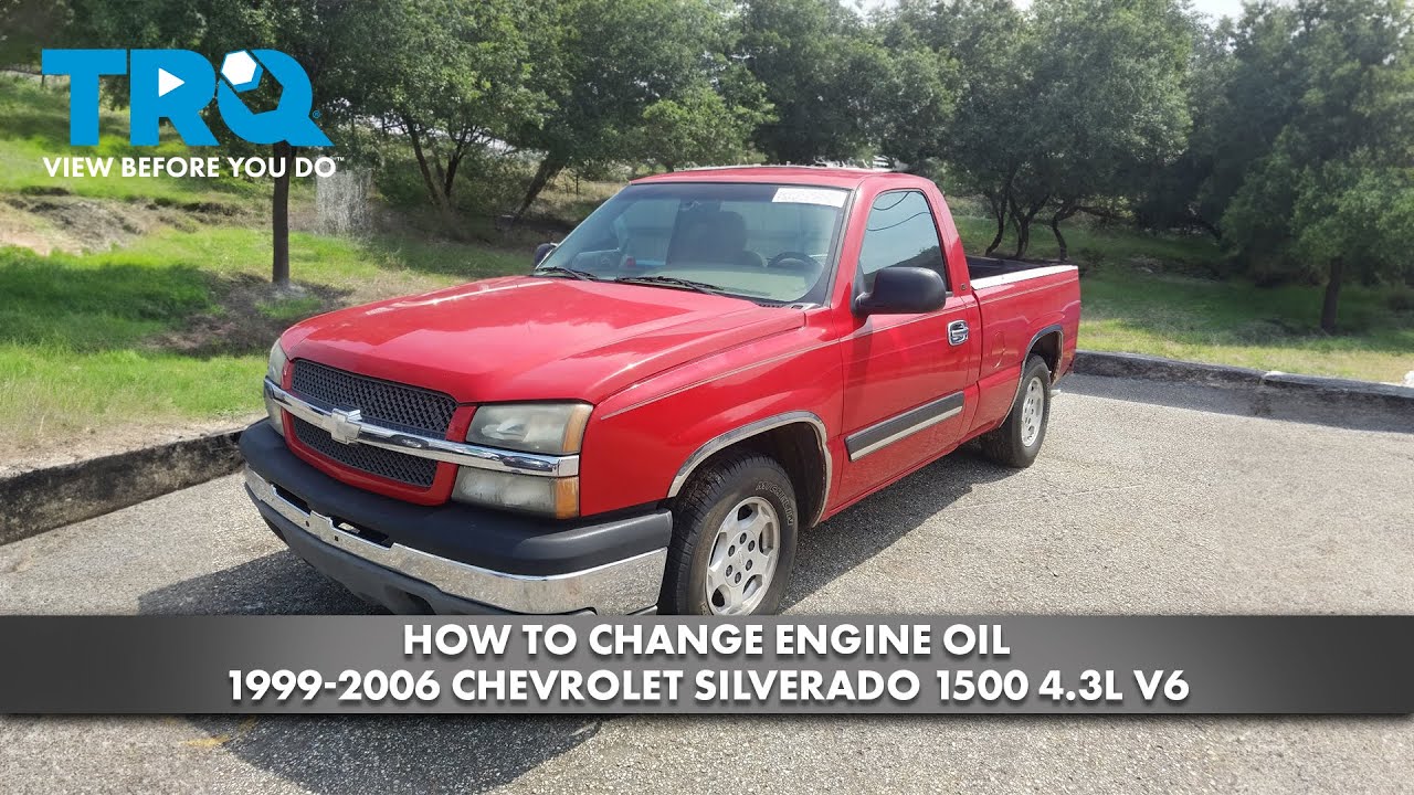 Как заменить масло в двигателе Chevrolet Silverado 1500 4.3L V6 1999-2006 годов