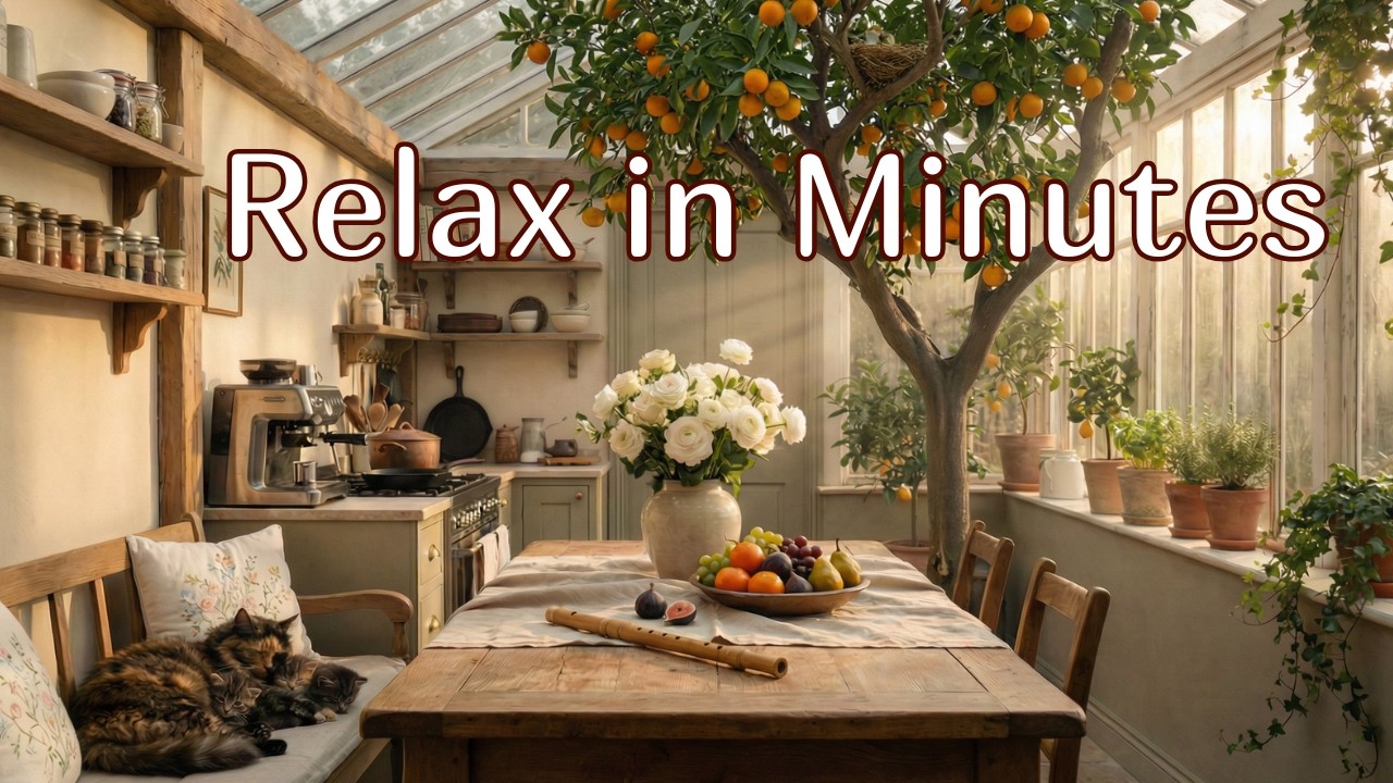 Peaceful Handpan (Hang Drum) & Flute Ambient Music 🌙 2 Hour Relaxation Journey
