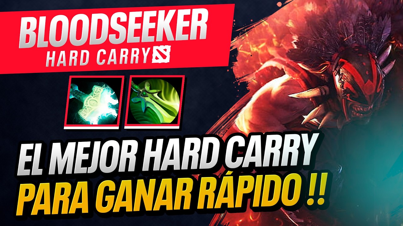 GANAR EL EARLY GAME ES MUY SENCILLO CON ESTA BUILD DEMASIADA FUERTE   | GUIA BLOODSEEKER DOTA 2