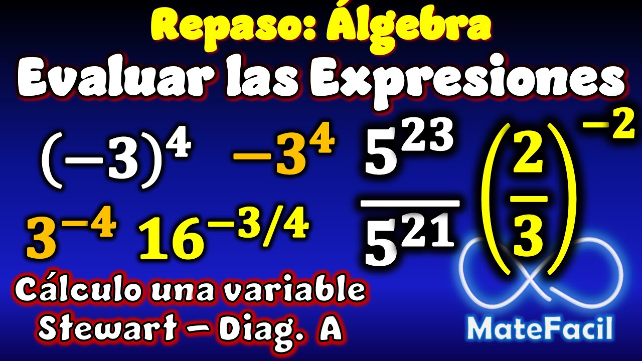 01. Operaciones con exponentes, negativos y fraccionarios, SIN CALCULADORA
