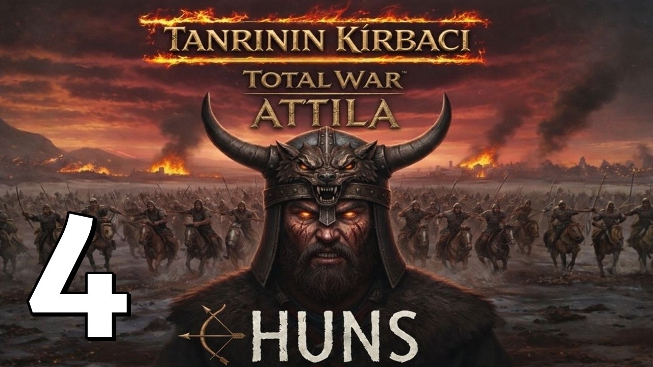 Büyük Meydan Savaşı: BOZKIRIN ATLILARI VS ROMA LEJYONLARI | Total War: Attila - Hun İmparatorluğu