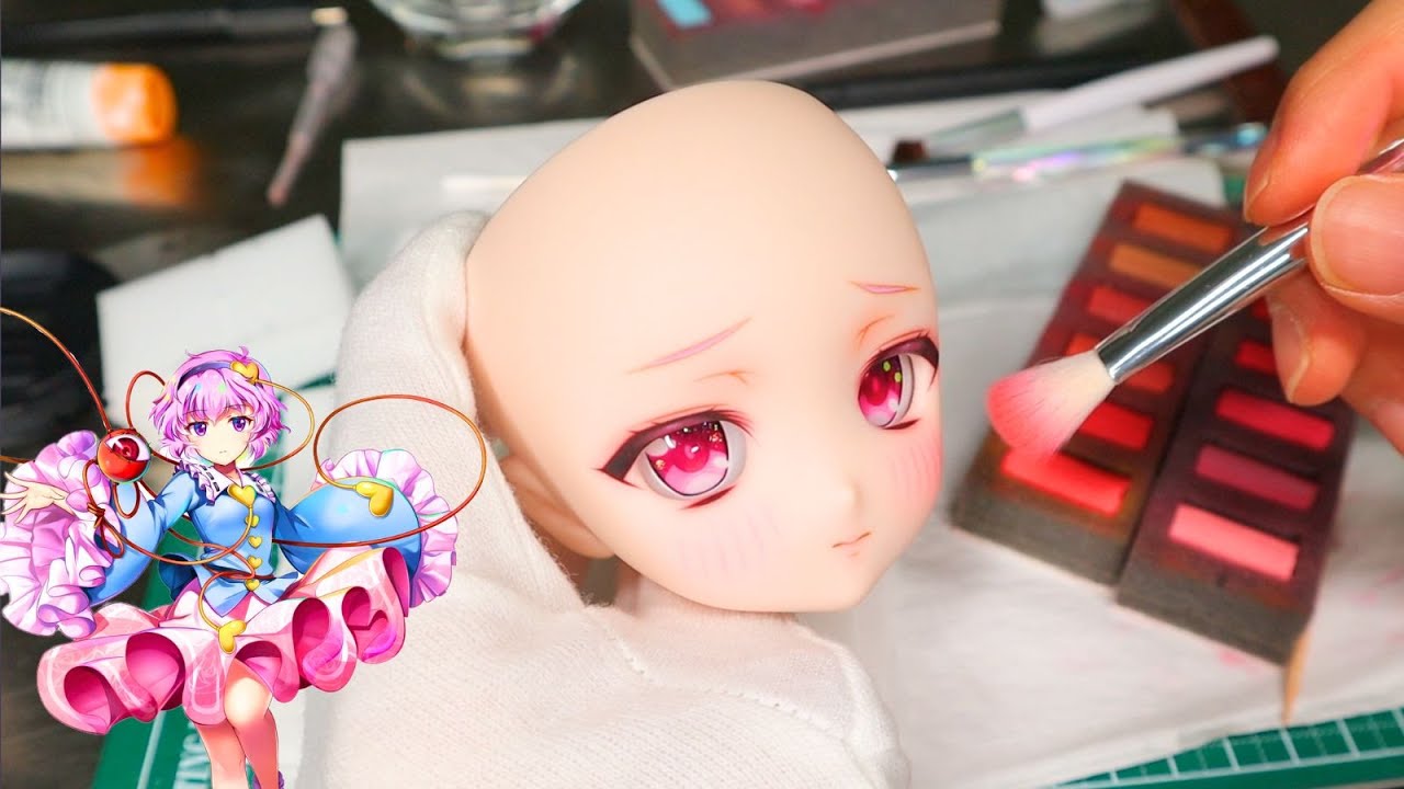 【Touhou project】 satori DOLL MAKE  『東方project』古明地さとりちゃんのドール作ってみた！！