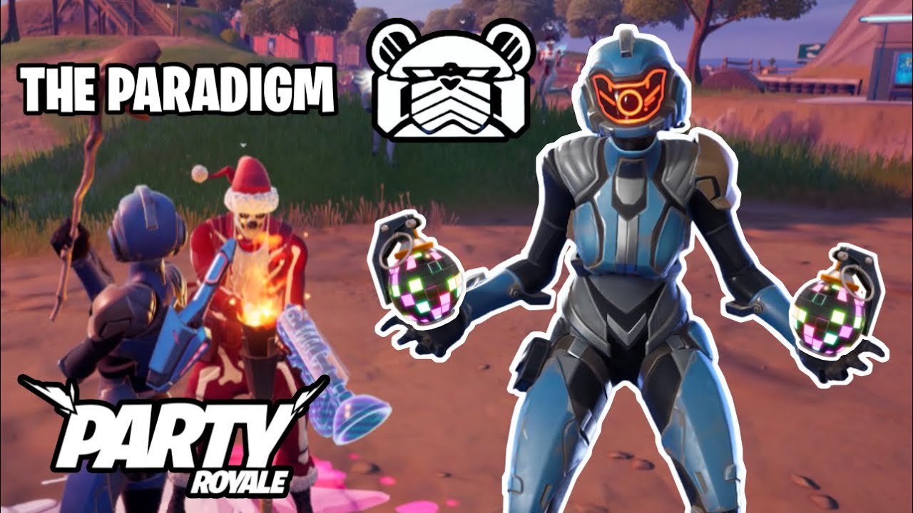 THE PARADIGM in Party Royale With Every Single Emote! 😈