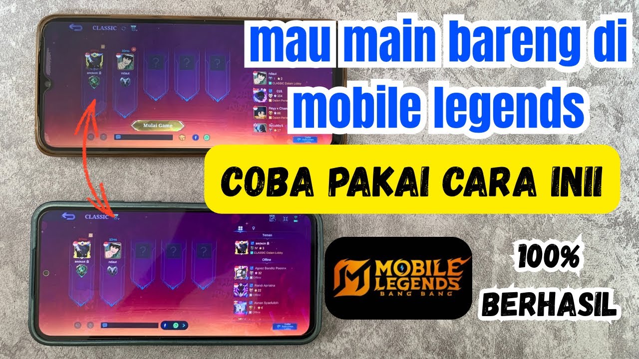 Cara Mabar Mobile Legends Sama Teman