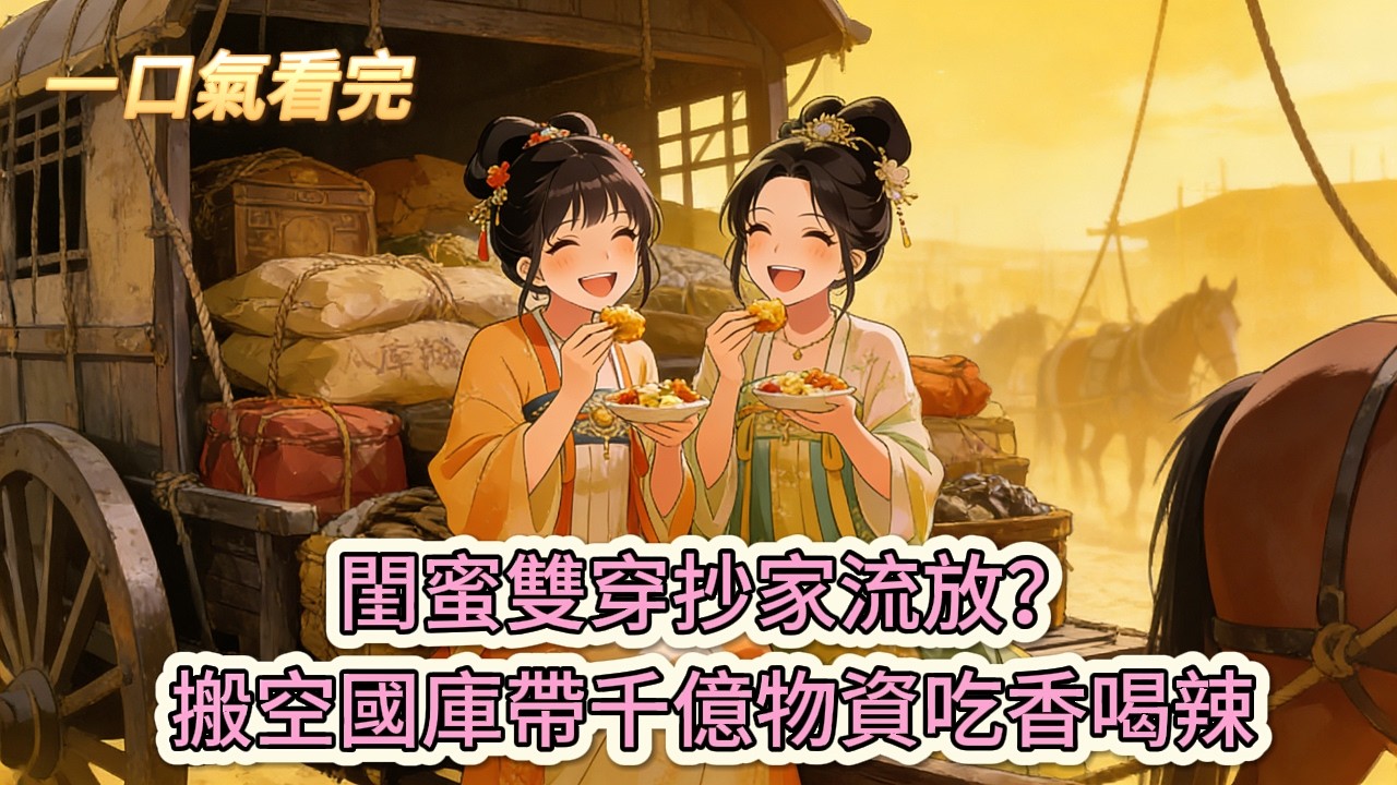 完结小说💕《閨蜜穿！抄家流放，想不出圈都難》閨蜜雙穿抄家流放？搬空國庫帶千億物資吃香喝辣#推文 #小说 #悠悠书屋