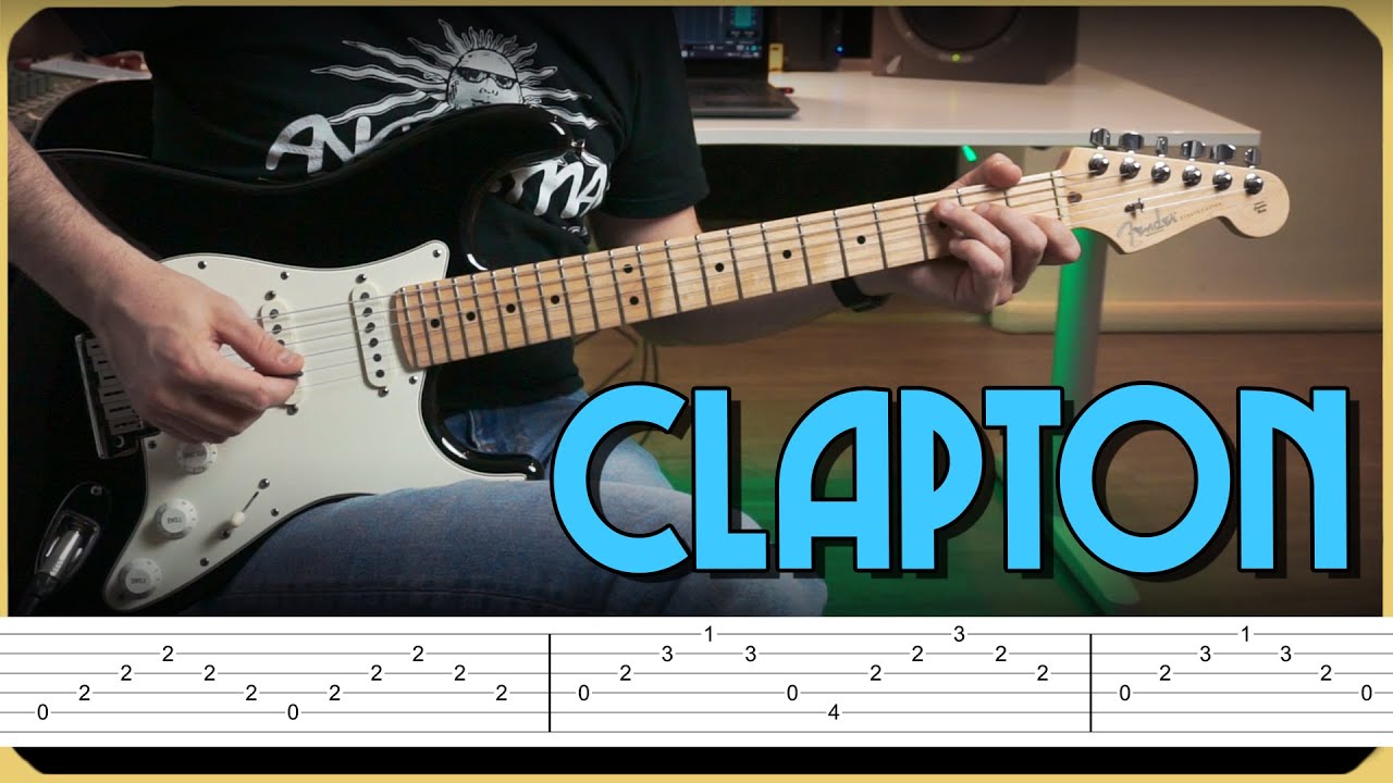 HOW TO PLAY  Nobody Knows You When You're Down And Out by ERIC CLAPTON // Intro & Rhythm with TABS