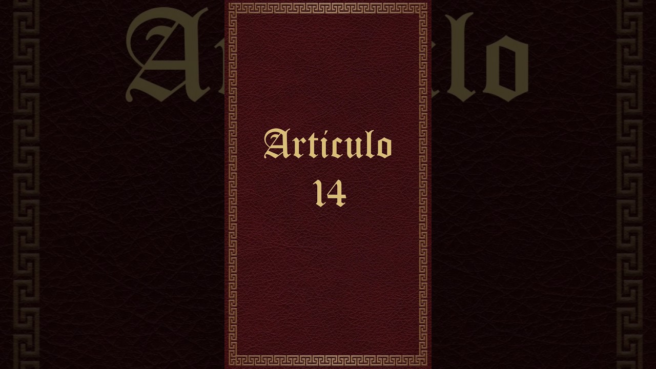 Art&iacute;culo 14 de la Constituci&oacute;n Pol&iacute;tica de los Estados Unidos Mexicanos #constituci&oacute;n #pol&iacute;tica