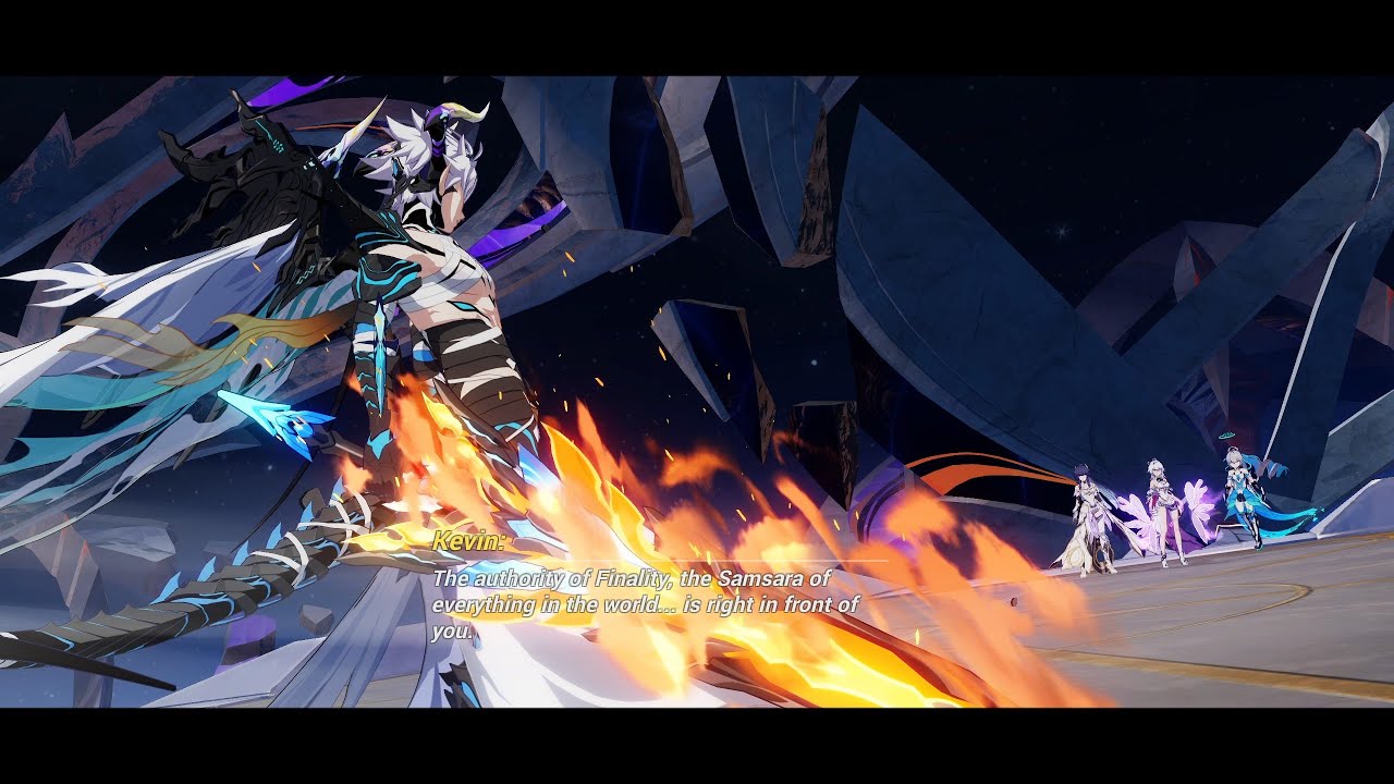 Honkai Impact 3rd - Киана, Мэй и Броня против Кевина из Deliverance. Полный бой (перевод на все я...