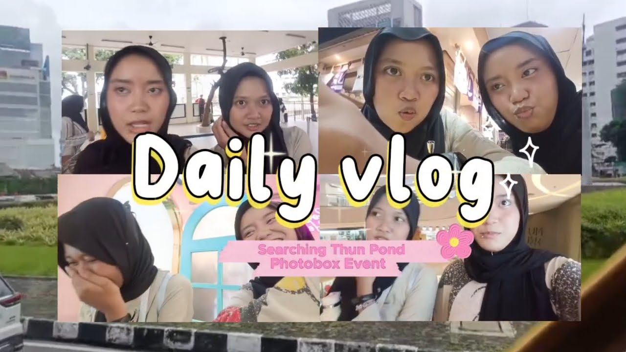 ⁺𓇥 𓈒 ⤿ daily vlog: Searching Thun Pond birthday event ( Blok M ) 𓈒 ⁺ ⠲