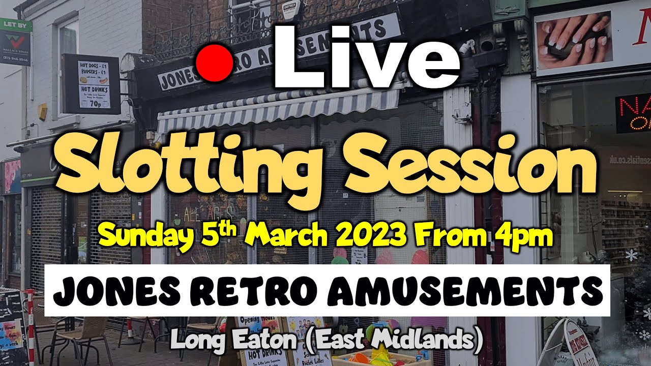 ● LIVE Jones Retro Amusements Long Eaton | Arcade Slotting Session - East Midlands Only Retro Arcade