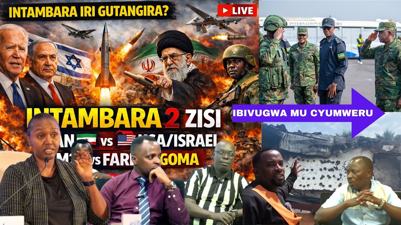 🔴IBIVUGWA: TRUMP AZICUZA IYI NTAMBARA YA IRAN🔴RDF MU NZIRA ZO KUVA MOZAMBIQUE😭UKO BYIFASHE i GOMA