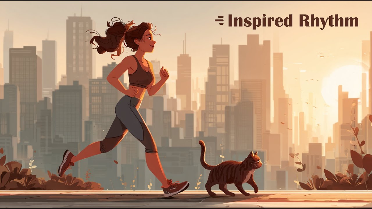 [chill pop] Inspired Rhythm 🧘‍♂️ Calm Morning Running Playlist for Focused Mind & Light Energy Flow