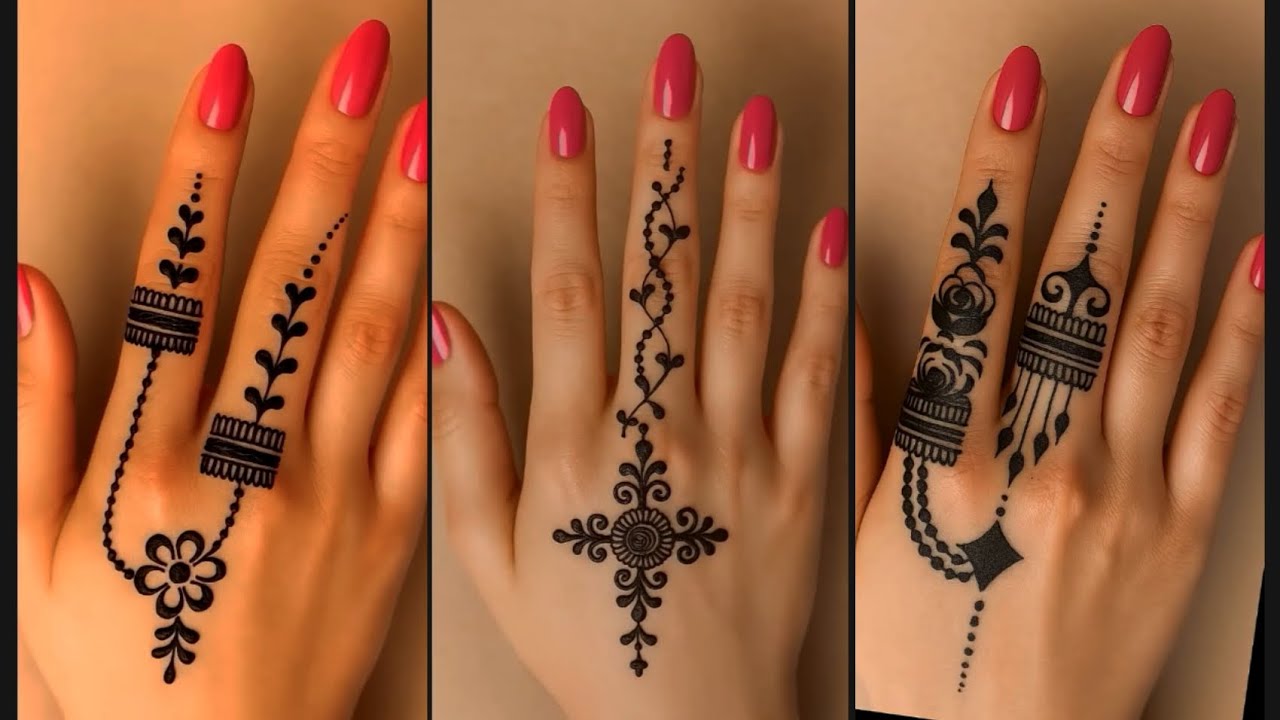 Easy and simple back hand mehndi design #kritimehndi #henna #mehndilove #trending 