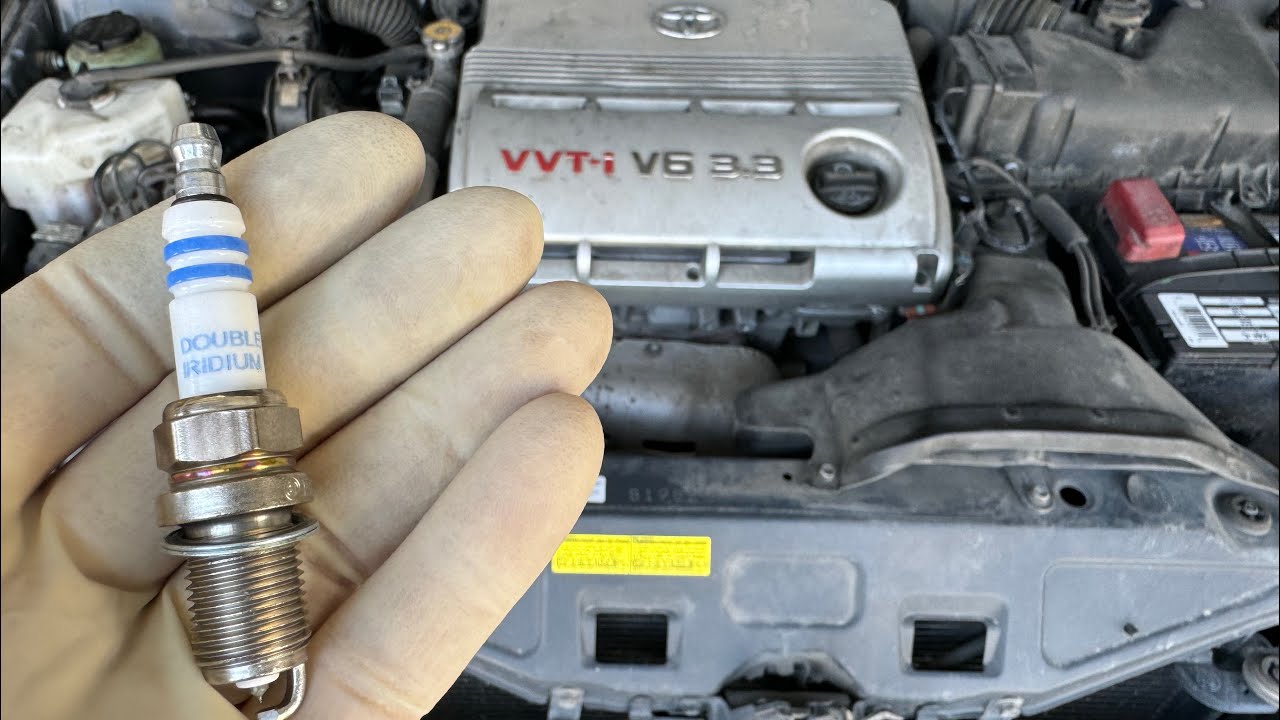 Как заменить свечи зажигания и клапан PCV на двигателе Toyota 3.3 V6 (3MZ-FE).